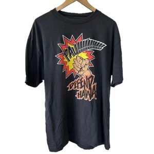 Defend Hawaii Men's 100% Cotton Defender For Life Local Pau Graphic T-Shirt XL